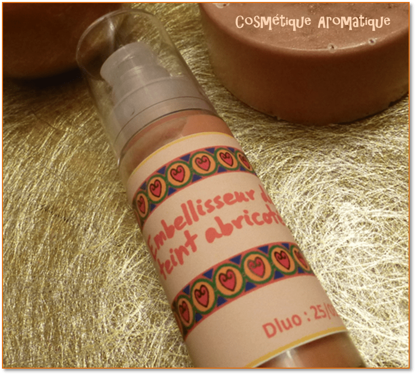 Embellisseur de teint abricoté