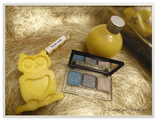 Panier de noel jaune