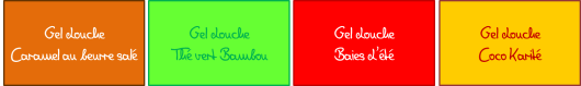 Gels douche multicolors4